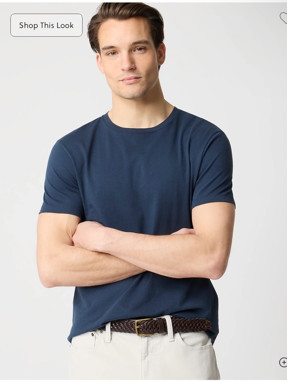 J. Crew Factory Essential tee - Ocean Blue